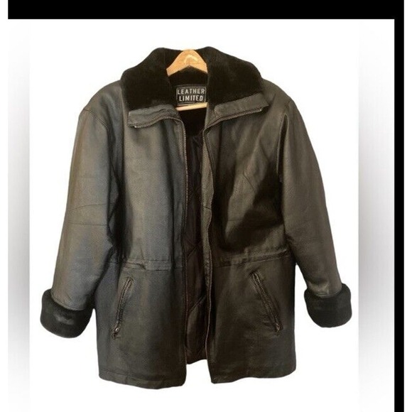 Wilson Leather  Coat Black Men’s Size Medium - Picture 1 of 10